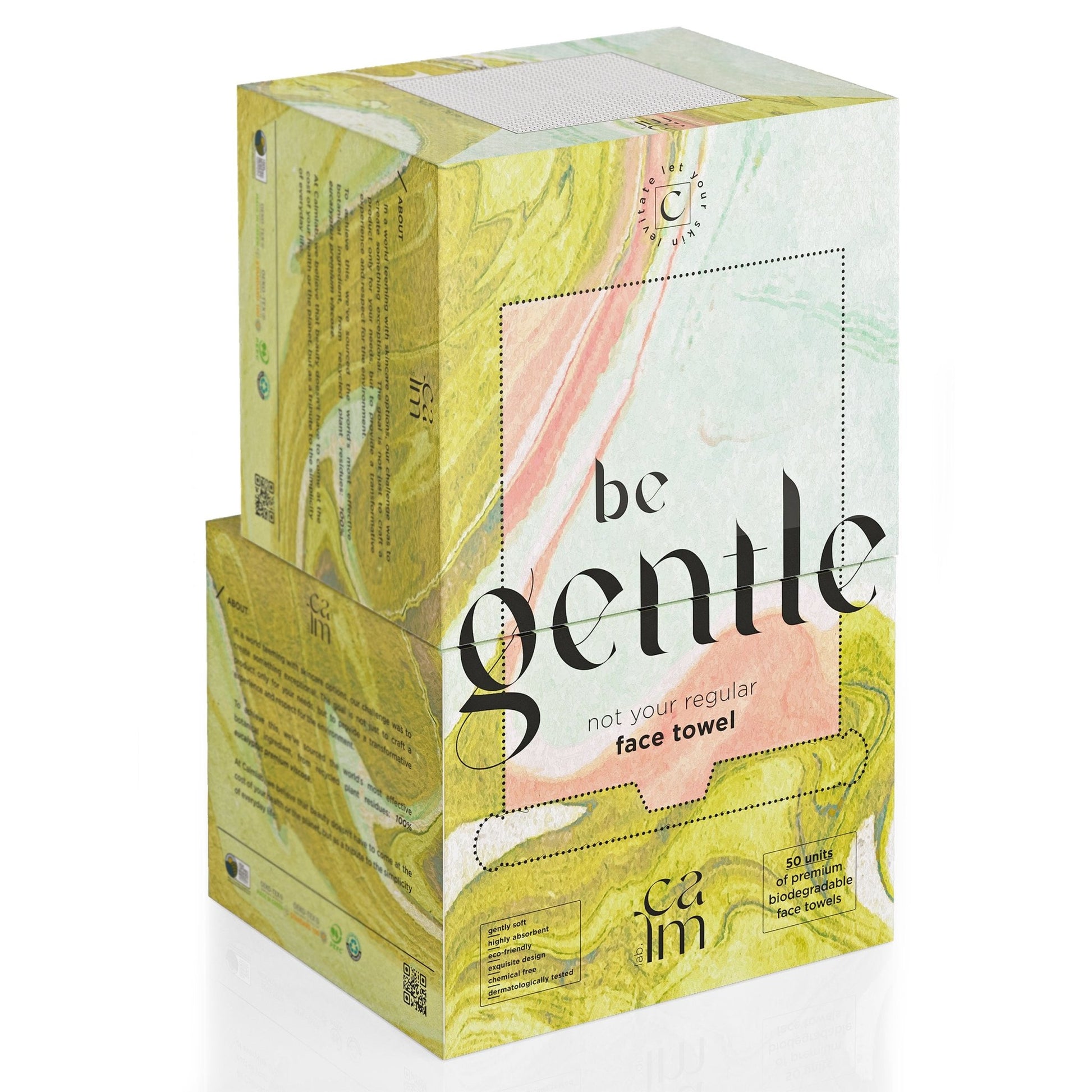 The Gentle Face Towel — Essential Set (2 boxes) - Calmlab Co